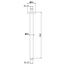 Newform X-Steel 316 29391X.50.050 Нержавеющая сталь 35 Кронштейн для душа Италия - фото 2