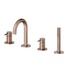 Newform X-Steel 316 69682XC.59.067 Для ванны на борт ванны Brushed copper bronze Смеситель для ванны, Италия - фото 1