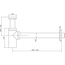 Newform X-Steel 316 244X.59.067 Медь матовая Сифон для раковины 32x5x24,6 см, Италия - фото 2