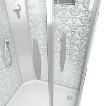 Niagara Lux NG-7717WBK Прозрачное стекло / Серый 100х100 Душевая кабина 100x100x210 см, Китай - фото 1 - фото 2