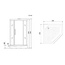 Niagara Lux NG-7717WBK Прозрачное стекло / Серый 100х100 Душевая кабина 100x100x210 см, Китай - фото 3