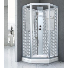 Niagara Lux NG-7717WBK Прозрачное стекло / Серый 100х100 Душевая кабина 100x100x210 см, Китай - фото 1 - фото 1