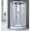 Niagara Lux NG-7717WBK Прозрачное стекло / Серый 100х100 Душевая кабина 100x100x210 см, Китай - фото 1