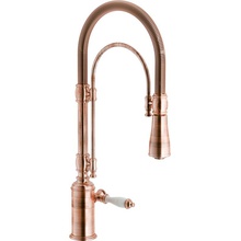 Nobili Charlie CH75300BR Для кухни Бронза Смеситель 19,5x5x47,5 см, для кухонной мойки, Италия - фото 1 - фото 1