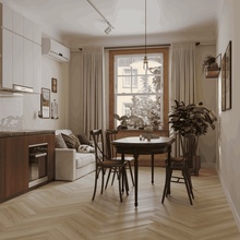 Norland Elegant Herringbone Strong LF304-33 Дуб Иония Ламинат 60x10x1,2 см, Россия - фото 1 - фото 3
