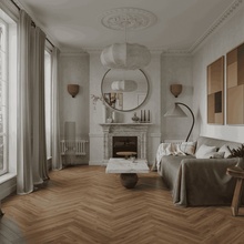 Norland Elegant Herringbone Strong LF304-37 Дуб Велла Ламинат 60x10x1,2 см, Россия - фото 1 - фото 4