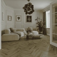 Norland Elegant Herringbone Strong LF304-41 Дуб Элла Ламинат 60x10x1,2 см, Россия - фото 1 - фото 2
