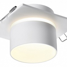 NovoTech Lirio 370718 Встраиваемый светильник 9,2x9,2x6 см, Венгрия - фото 1 - фото 2
