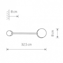 Nowodvorski Orbit 7803 Настенный светильник 32,5x8 см, Польша - фото 1 - фото 4
