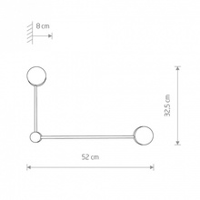 Nowodvorski Orbit 7804 Настенный светильник 52x32,5 см, Польша - фото 1 - фото 4