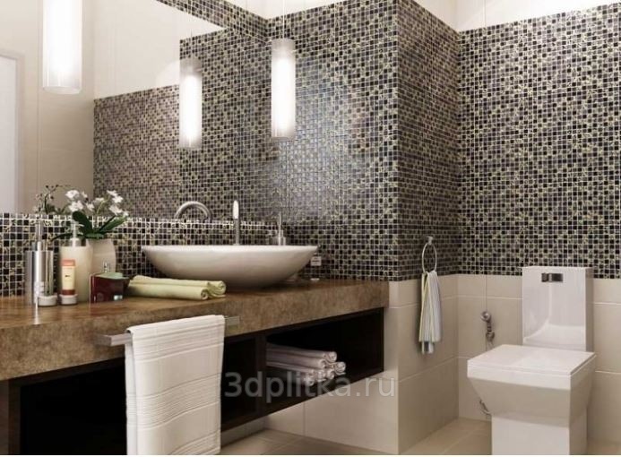 NSmosaic Exclusive стекло, Китай, под мозаику - фото интерьера 1