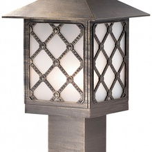Odeon Light Anger 2649/1A Уличный светильник 22,6x22,6x80 см, Италия - фото 1 - фото 2
