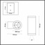 Odeon Light Long 7071/8WL Уличный светильник 6,8x16 см, Италия - фото 5