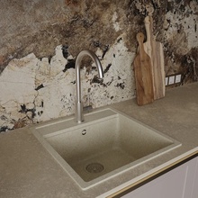 Oliveeka KS OL-963002-BN Для кухонной мойки Никель Смеситель 24x9,5x38,5 см, для кухонной мойки, Польша - фото 1 - фото 2