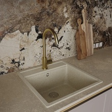 Oliveeka KS OL-963002-BG Для кухонной мойки Золото матовое Смеситель 24x9,5x38,5 см, для кухонной мойки, Польша - фото 1 - фото 2