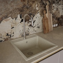 Oliveeka KS OL-458022-BN Для кухонной мойки Никель Смеситель 26,2x13,2x40,7 см, для кухонной мойки, Польша - фото 1 - фото 2