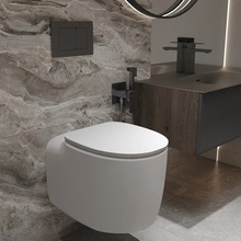 Oliveeka Quiet Force OL-G27 Унитаз подвесной 53,5x37x35 см, Польша - фото 1 - фото 2