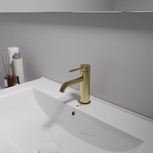 Oliveeka Y-Line OL-88139017-BG Для раковины Золото матовое Смеситель для раковины, Польша - фото 1 - фото 2