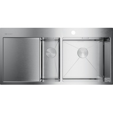 Omoikiri Akisame 100-2-IN-R 51х100 Мойка кухонная 51x100x20 см, Япония - фото 1 - фото 1