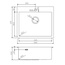 Omoikiri Akisame 59-LG new золото Мойка кухонная 51x59x20 см, Япония - фото 3