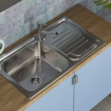 Omoikiri Haruna 4993451 Нержавеющая сталь 86х50 Мойка кухонная 50x86x21 см, Япония - фото 1 - фото 2