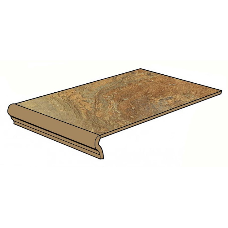 Onda Flagstone Проходная с торрелой Multicolor Ступень 30x35 см, Турция, под камень  - фото 1