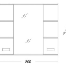 Шкаф зеркало оника балтика