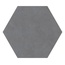 Ornamenta Basic BA60G Grey D 60 Hexagon Керамогранит 60x60 см, Италия - фото 1
