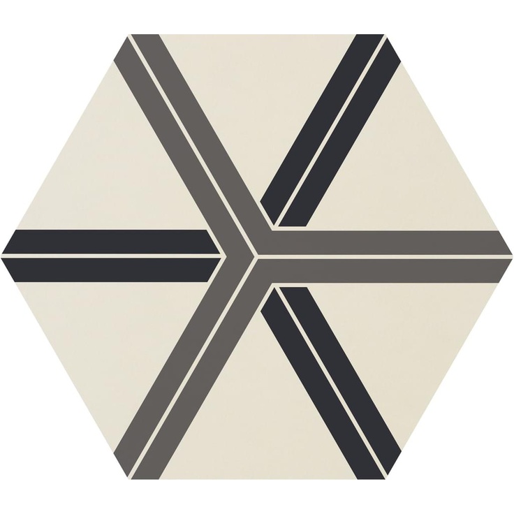 Ornamenta Core Basic CB60PLW Plot White D 60 Hexagon Декор 60x60 см, Италия - фото 1