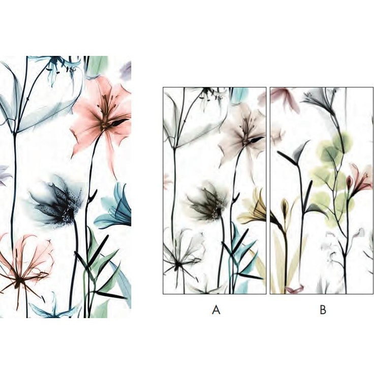 Ornamenta Mini Operae OP60120XRM X Ray Multicolor Декор 60x120 см, Италия - фото 1