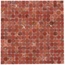 Orro Mosaic Stone Travertine Red Pol Мозаика 30,5x30,5 см, Китай, под мозаику - фото 1