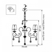 Osgona Ricerco 693082 Люстра подвесная Италия - фото 1 - фото 3