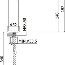 Paffoni Ringo RIN074CR для раковины хром Смеситель 16x5,2x19,7 см, для раковины, Италия - фото 1 - фото 2