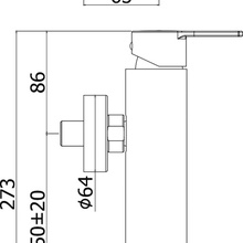 Paffoni Ringo RIN168NO Для душа Матовый черный Смеситель 12,6x27,3x6,4 см, для душа, Италия - фото 1 - фото 2