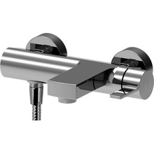 Paffoni Rock RO022CR Для ванны с душем хром Смеситель 19x24,4x6,4 см, для ванны, Италия - фото 1 Paffoni Rock RO022CR Для ванны с душем хром Смеситель 19x24,4x6,4 см, для ванны, Италия - фото 1 - фото 1