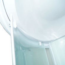 Parly Bianco Эконом EB123R Матовое стекло / Белый R 120x80 Душевая кабина 120x80x215 см, Китай - фото 1 - 3 Parly Bianco Эконом EB123R Матовое стекло / Белый R 120x80 Душевая кабина 120x80x215 см, Китай - фото 1 - фото 3