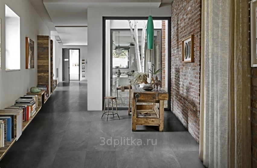 Pastorelli Recode 60x60, керамогранит, Италия, под камень  - фото интерьера 1