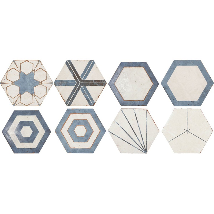 Peronda Argila Vintage 18297 Andaman Decor Настенная плитка 24,8x28,5 см, Испания, под обои  - фото 1