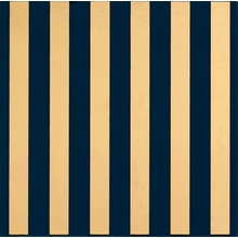 Petracer`s Grand Elegance Gold Riga Grande Oro Su Blu Декор 20x20 см, Италия - фото 1 - фото 1