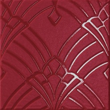 Petracer`s Grand Elegance Rubino Deco Lampone Rilievo Декор 20x20 см, Италия, под камень  - фото 1 - фото 1