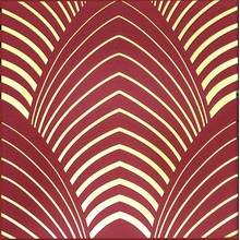 Petracer`s Grand Elegance Rubino Nuoveau Lampone Oro Cromo Декор 20x20 см, Италия, под камень  - фото 1 - фото 1