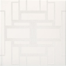 Petracer`s Jazz Bianco Su Fondo Bianco Декор 20x20 см, Италия, под камень  - фото 1 - фото 1