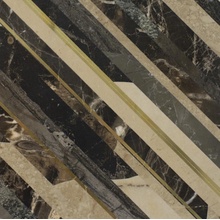 Petracer`s Novecento Crepuscolo Oro Lappato 20 Декор 20x20 см, Италия, под камень  - фото 1 - фото 1