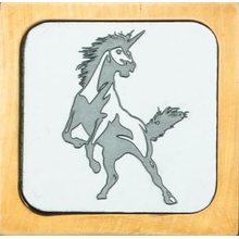 Petracer`s Novecento Logo inox su ottone Вставка 2,5x2,5 см, Италия, под камень  - фото 1 - фото 1