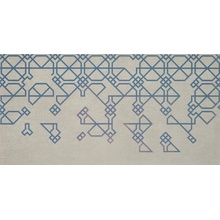 Petracer`s Sartoria Geometria A Blu Керамогранит 50x100 см, Италия, под обои  - фото 1 - фото 1