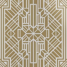 Petracer`s Swing Labirinto Ottone Su Bianco Matt Декор 60x60 см, Италия, под камень  - фото 1 - фото 1