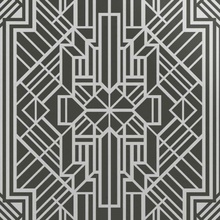 Petracer`s Swing Labirinto Silver Su Bianco Matt Декор 60x60 см, Италия, под камень  - фото 1 - фото 1