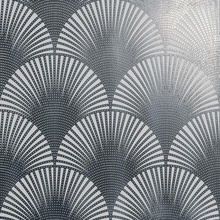 Petracer`s Swing Pavone Silver Sterling Su Bianco Matt Декор 60x60 см, Италия, под камень  - фото 1 - фото 1