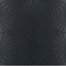 Petracer`s Swing Piuma Nero Su Nero Matt Декор 60x60 см, Италия, под камень  - фото 1 - фото 1