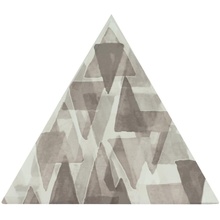 Petracer`s Triangolo Impressioni Grigio Декор 17x17 см, Италия, под камень  - фото 1 - фото 1